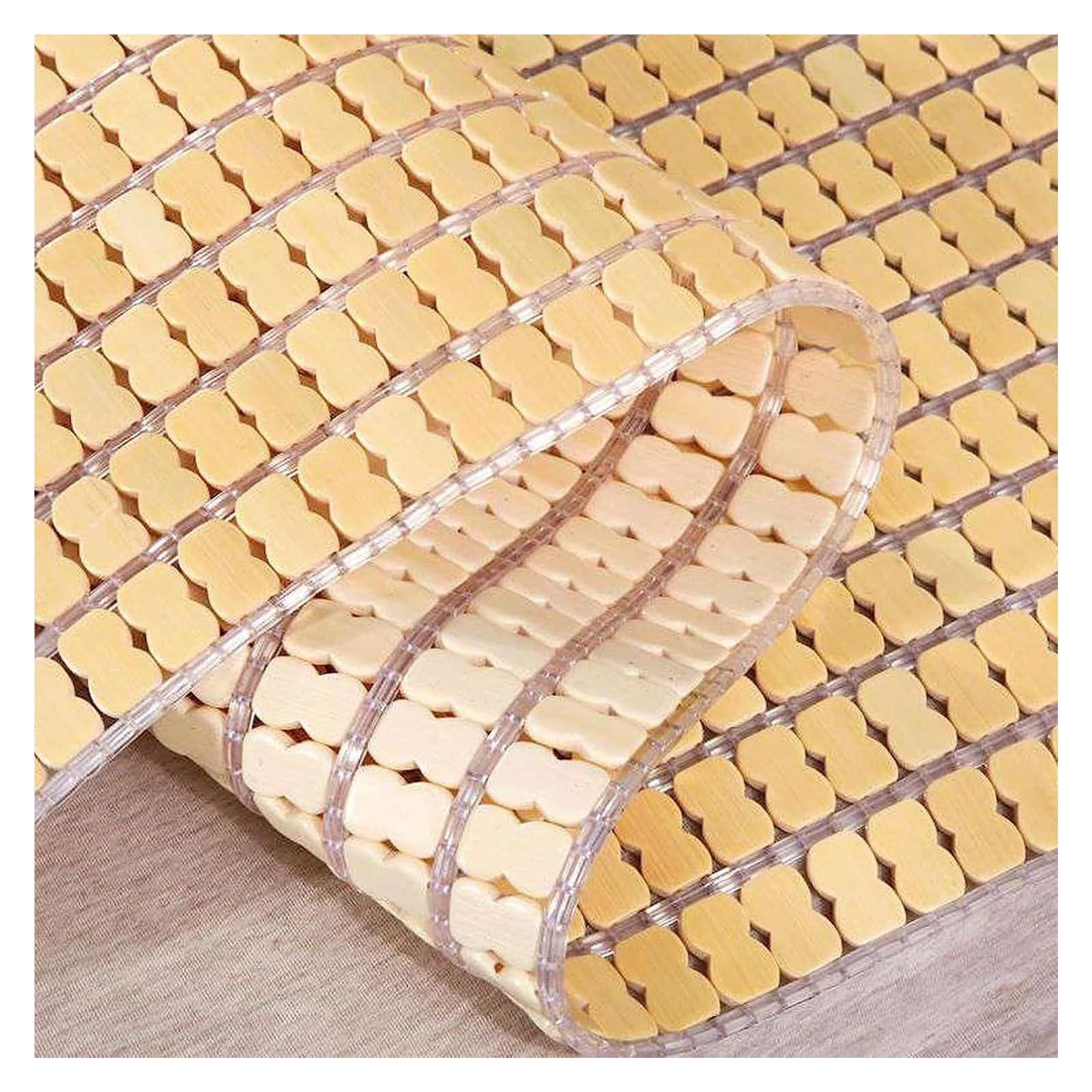 Esterilla de bambú SmoothCooling de alta calidad, estera plegable y fresca de 70x180cm