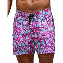 Tucann Mens Trunks 5" Compression Liner Quick Dry Zipper Pocket Chlorine Resistan 4 Way Stretch Swim Shorts for Men