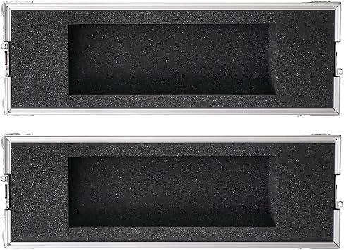 Sound Town Shock Mount 2U ATA Plywood Rack Case with 15 Rackable Depth, 2-Space Size, Pro Tour Grade (STRC-SP2US)