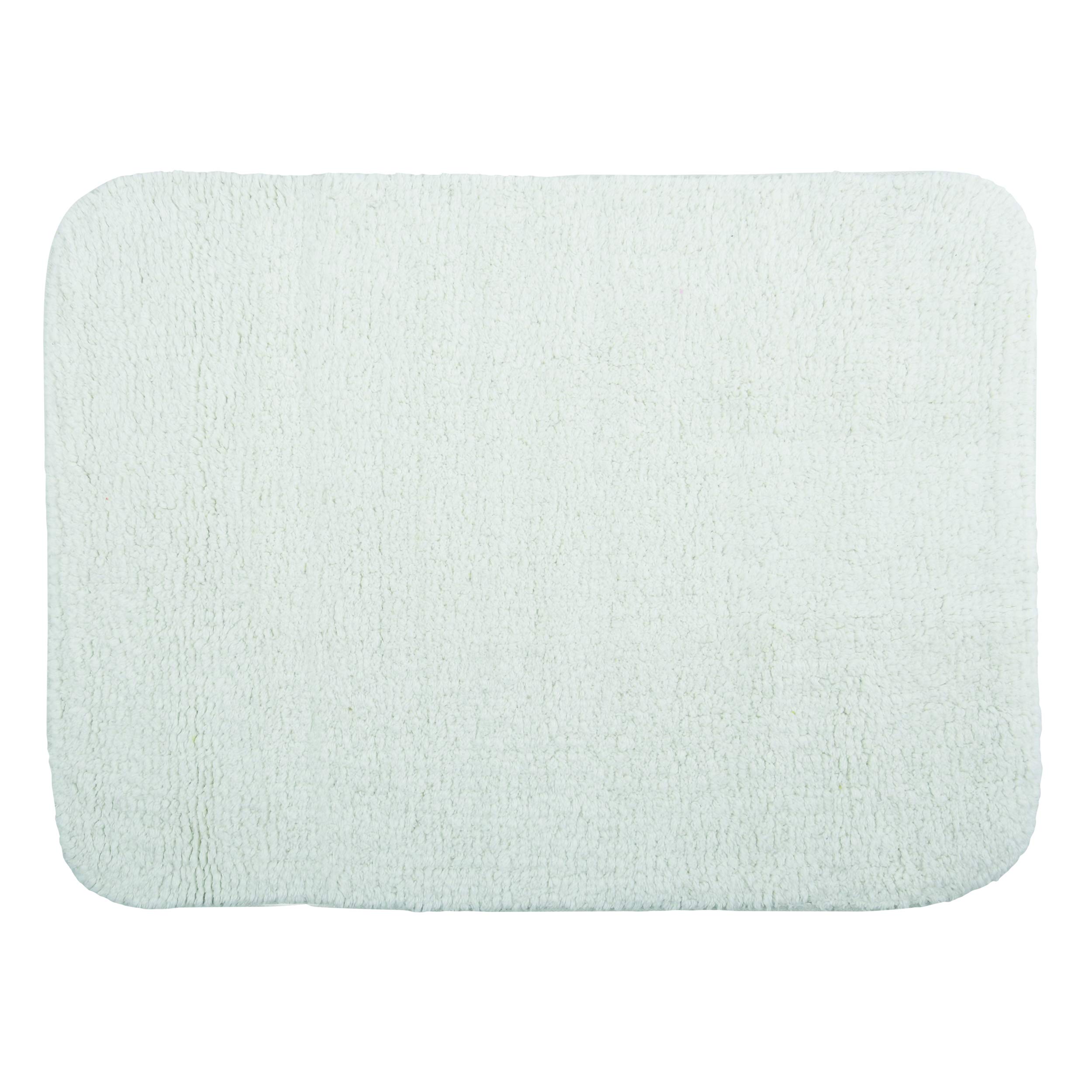 Tapis de bain Spirella Campus blanc en coton ultra absorbant