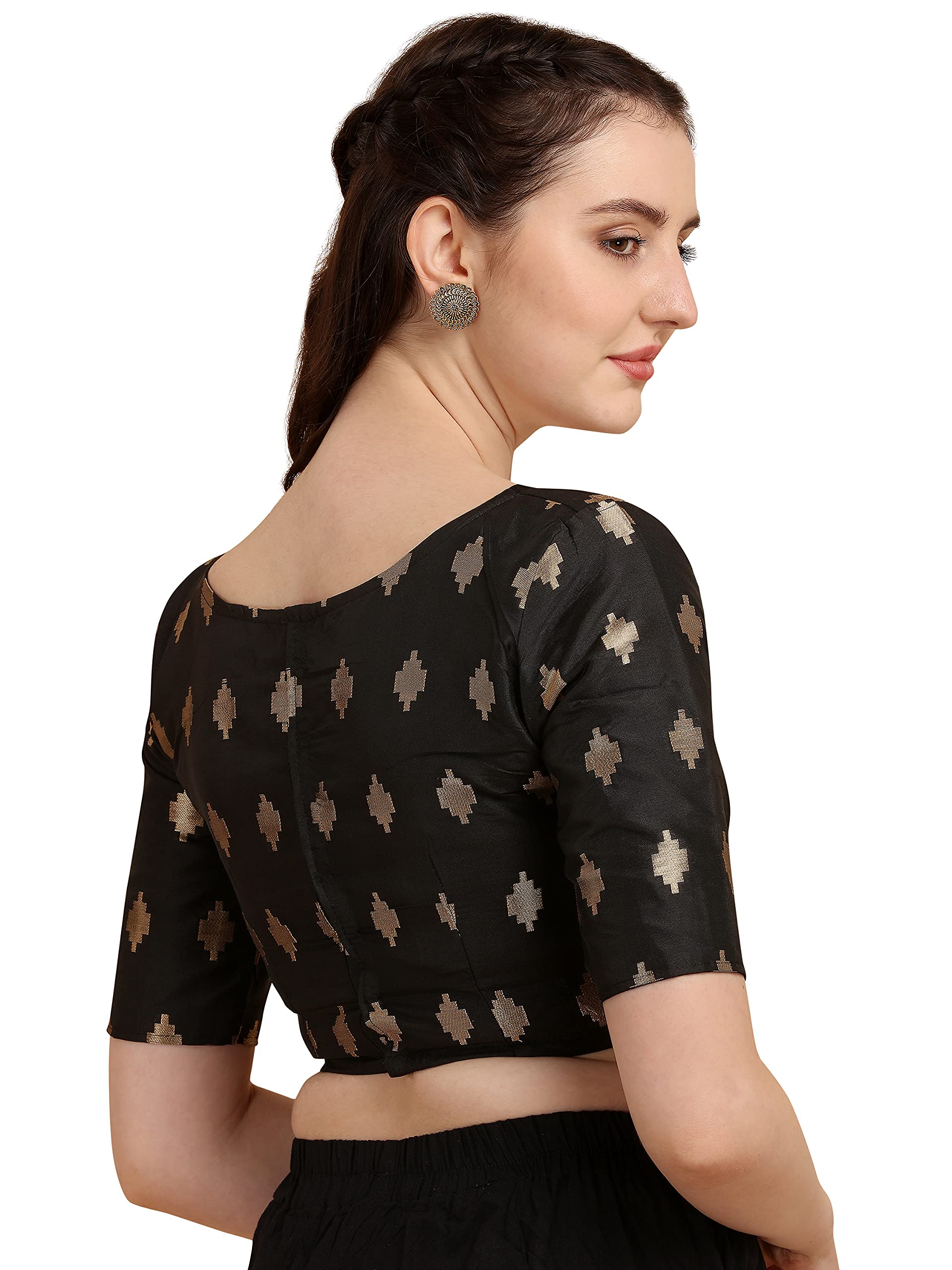OOMPH! Blusa da donna, JET NERO, 46