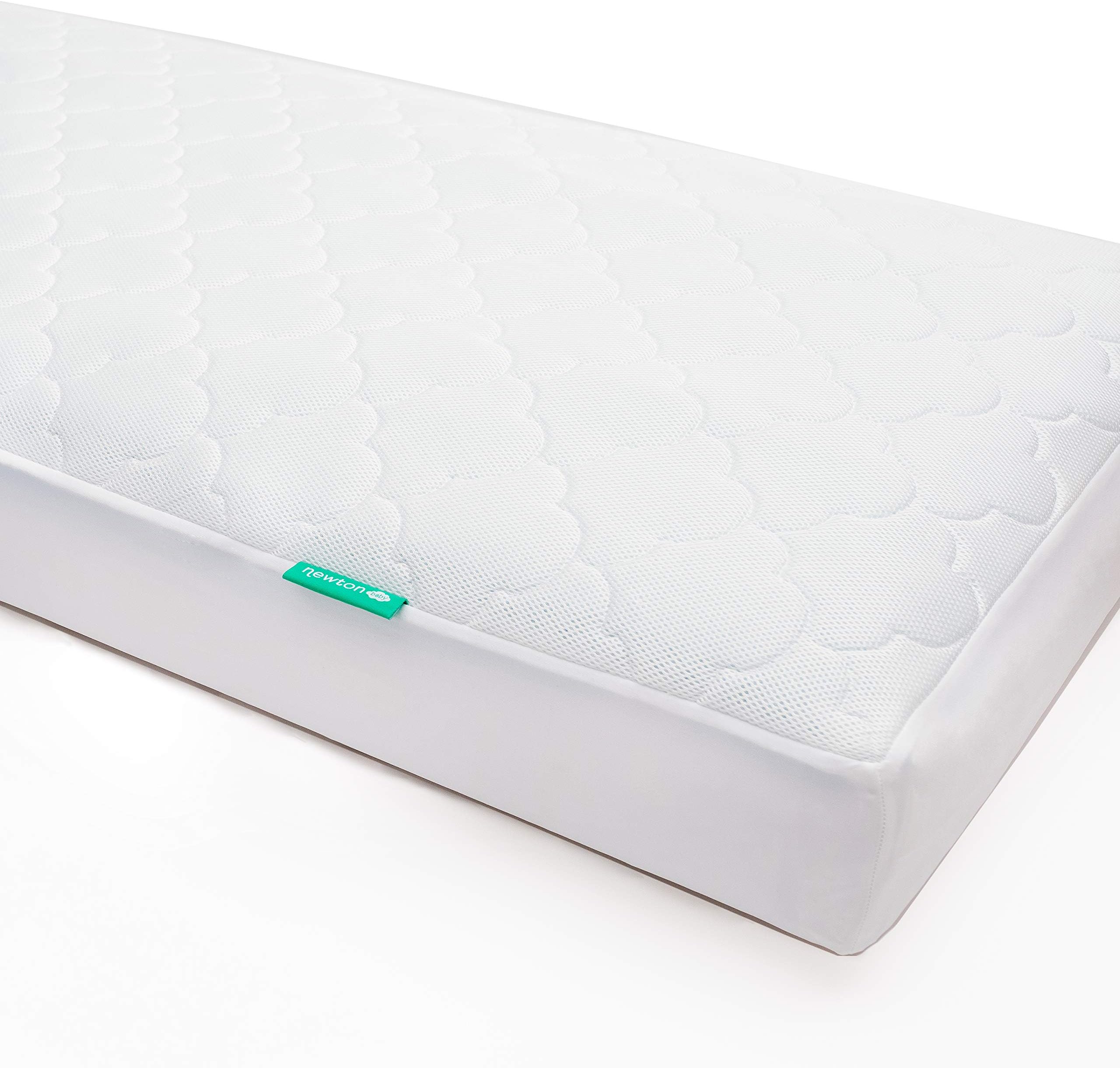 Newton Baby Waterproof Crib Mattress Pad | Ultra-Breathable Quilted Layer for Comfort & Universal Fitted Skirt for Secure Fit | Machine Washable | Crib Mattress Protector Pad Waterproof, 1 Pack
