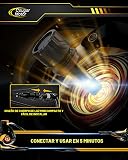 Kit de conversión de bombillas para faros delanteros LED de Cougarmotor, 7.200 lm 60 W 6000 K, blanco frío, H11