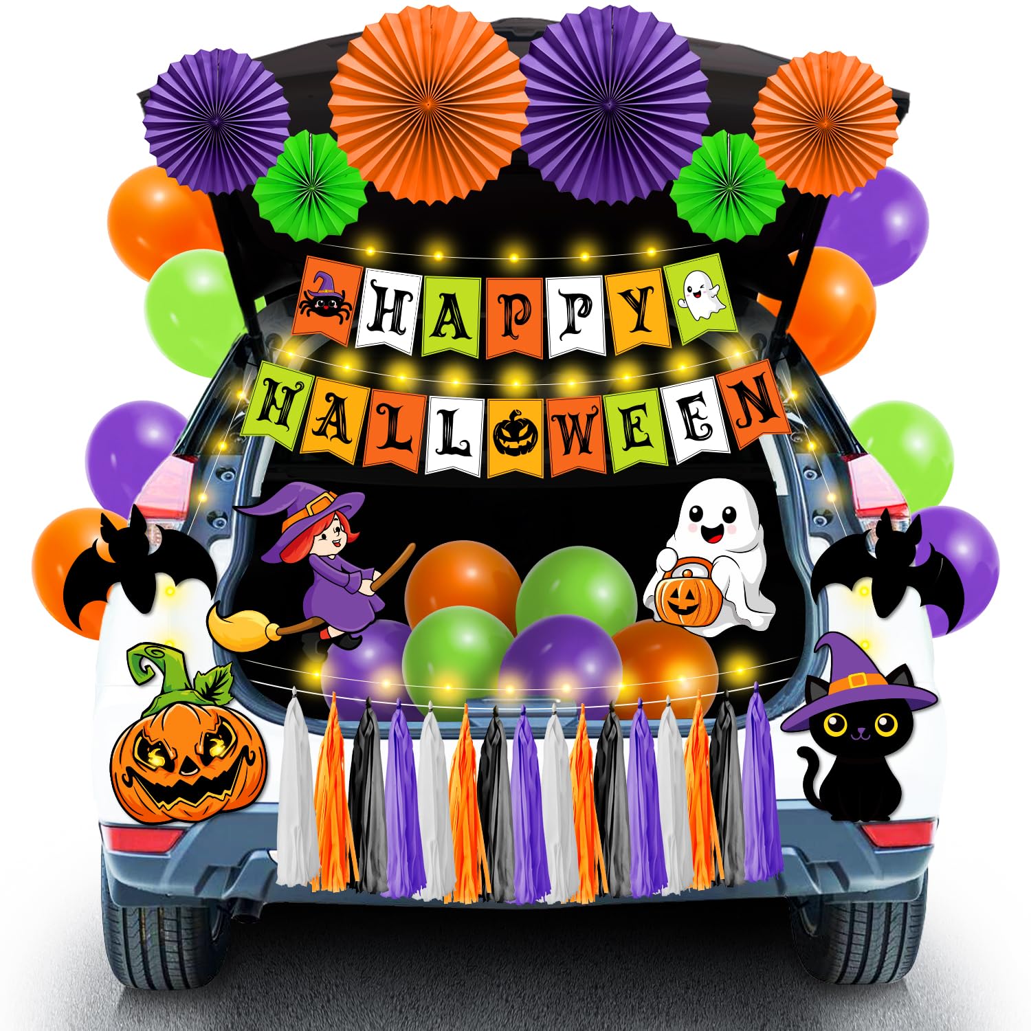 Biswiter Trunk or Treat Car Decorations Kit