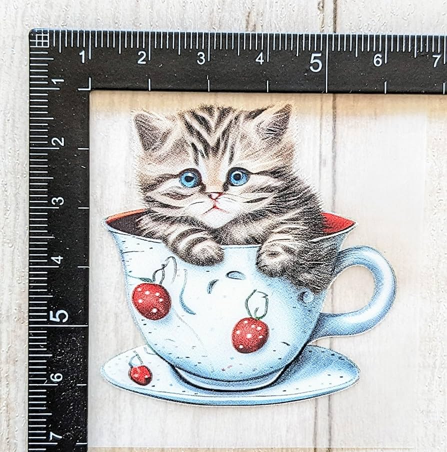 217 猫のお仕事 アイロン転写シート I'm OK!