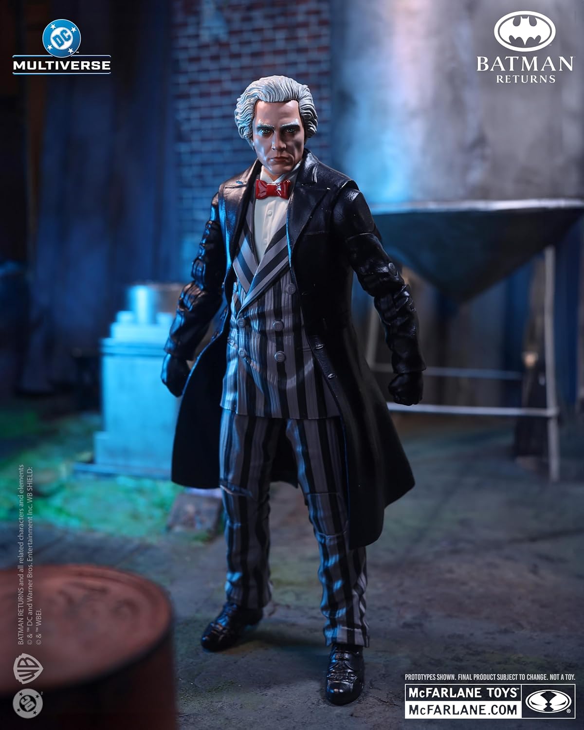 DC Multiverse Batman Returns 7 Inch Action Figure Deluxe Theatrical Edition Exclusive - Max Shreck Red Platinum
