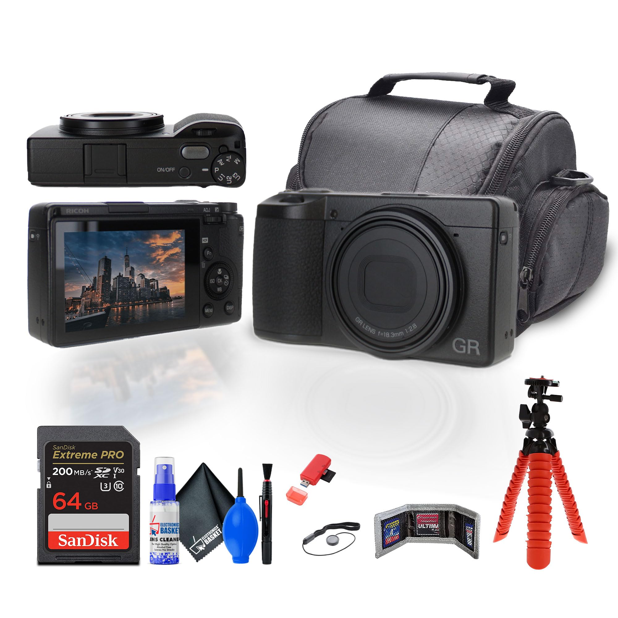 Amazon.com : Ricoh GR III HDF Digital Camera (01272) Bundle 