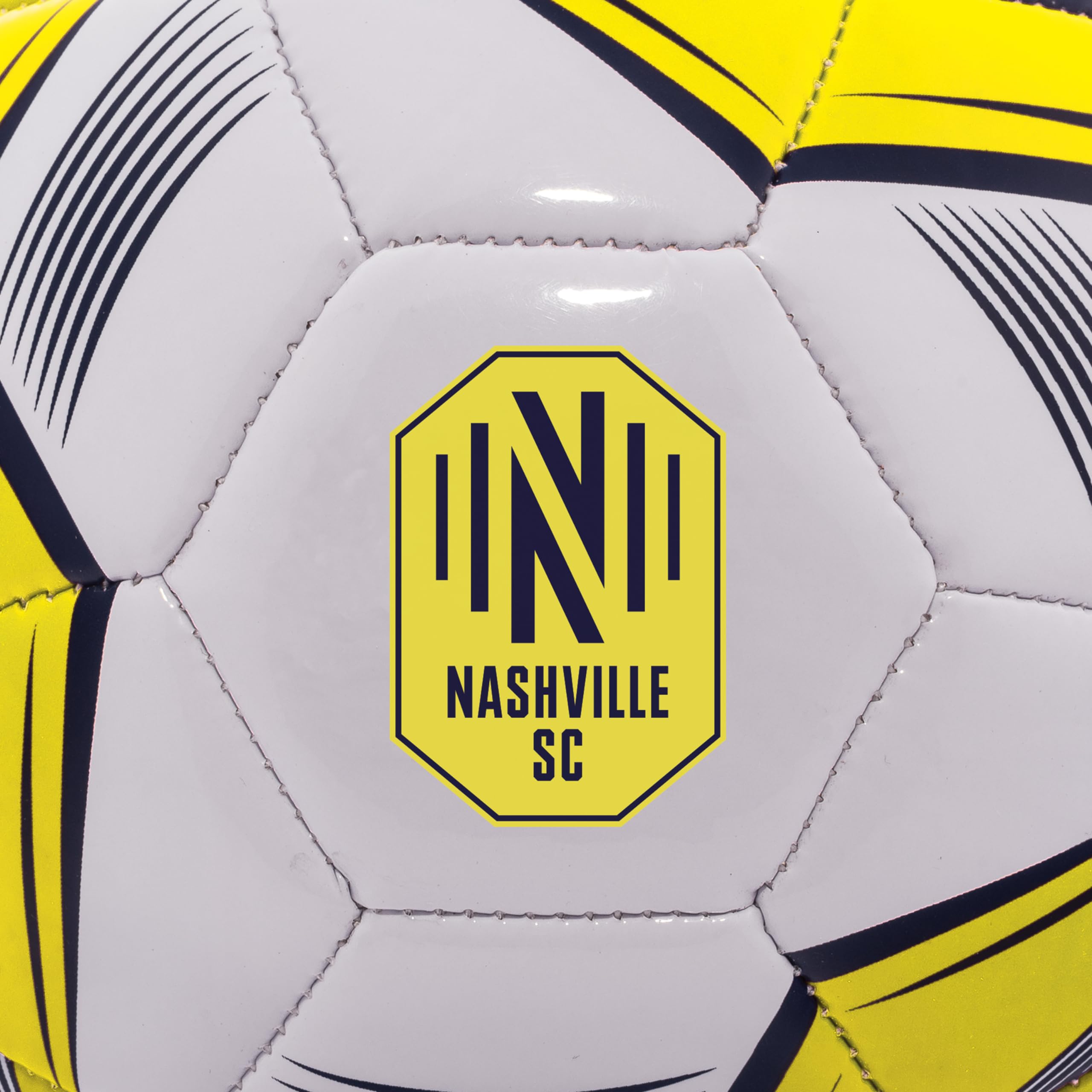 Franklin Sports MLS Nashville FC - Balón de fútbol (tamaño Oficial 5, Funda Suave, Resistente a la abrasión, tamaño y Peso Oficiales, Incluye Bomba de Aire)