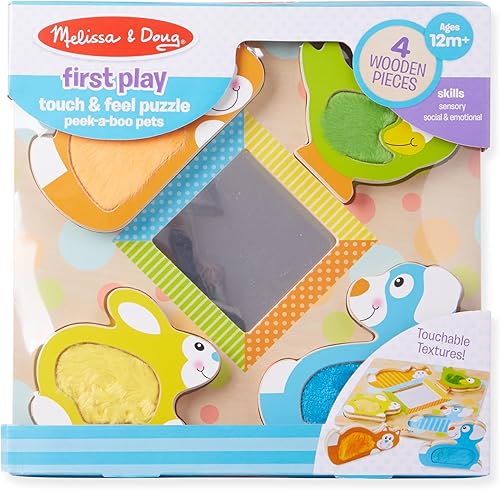Vista 6 de Melissa & Doug First Play - rompecabezas de madera, Estándar, Multicolor
