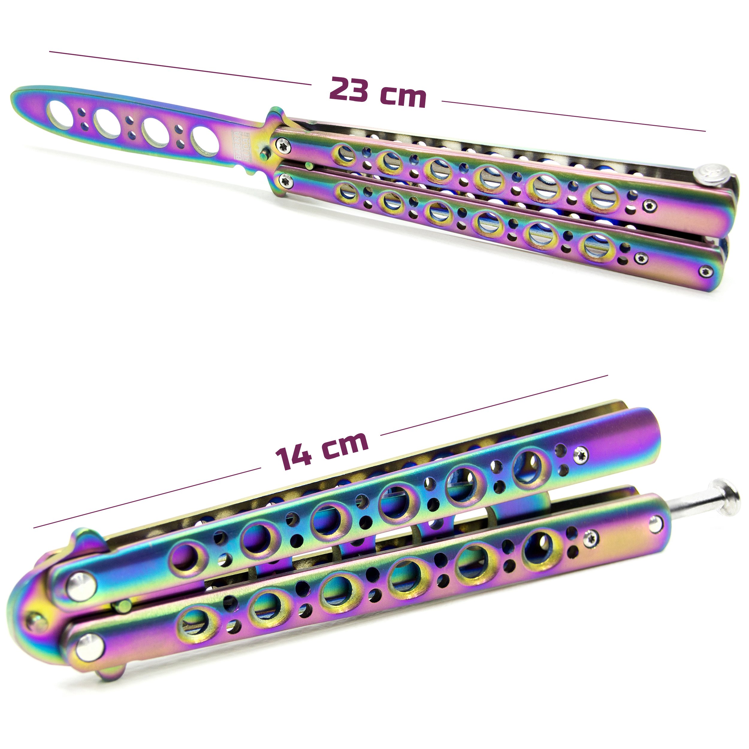 BARRAKUDA® Legal training butterfly knife I practice butterfly knife