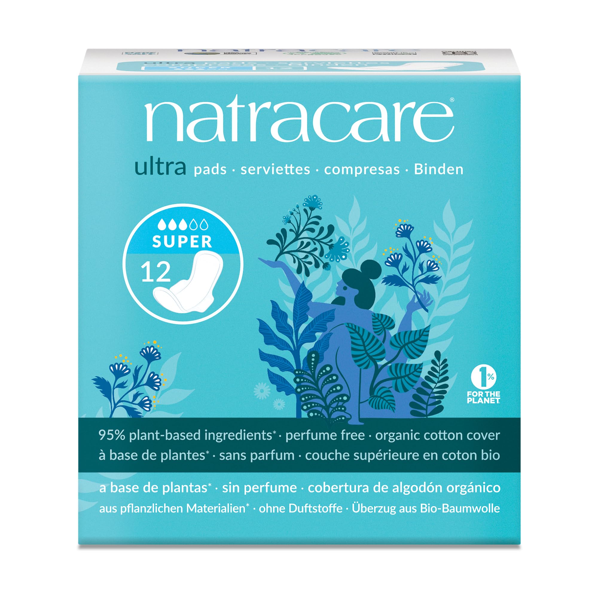 Natracare 3080ea Podpaski, 12 Sztuk