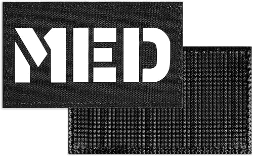 Vista 15 de Petac Gear Reflexión infrarroja IR MED Medical Tactical Fastener Patch Hook Fastener Backing 3.5x2 (RG)