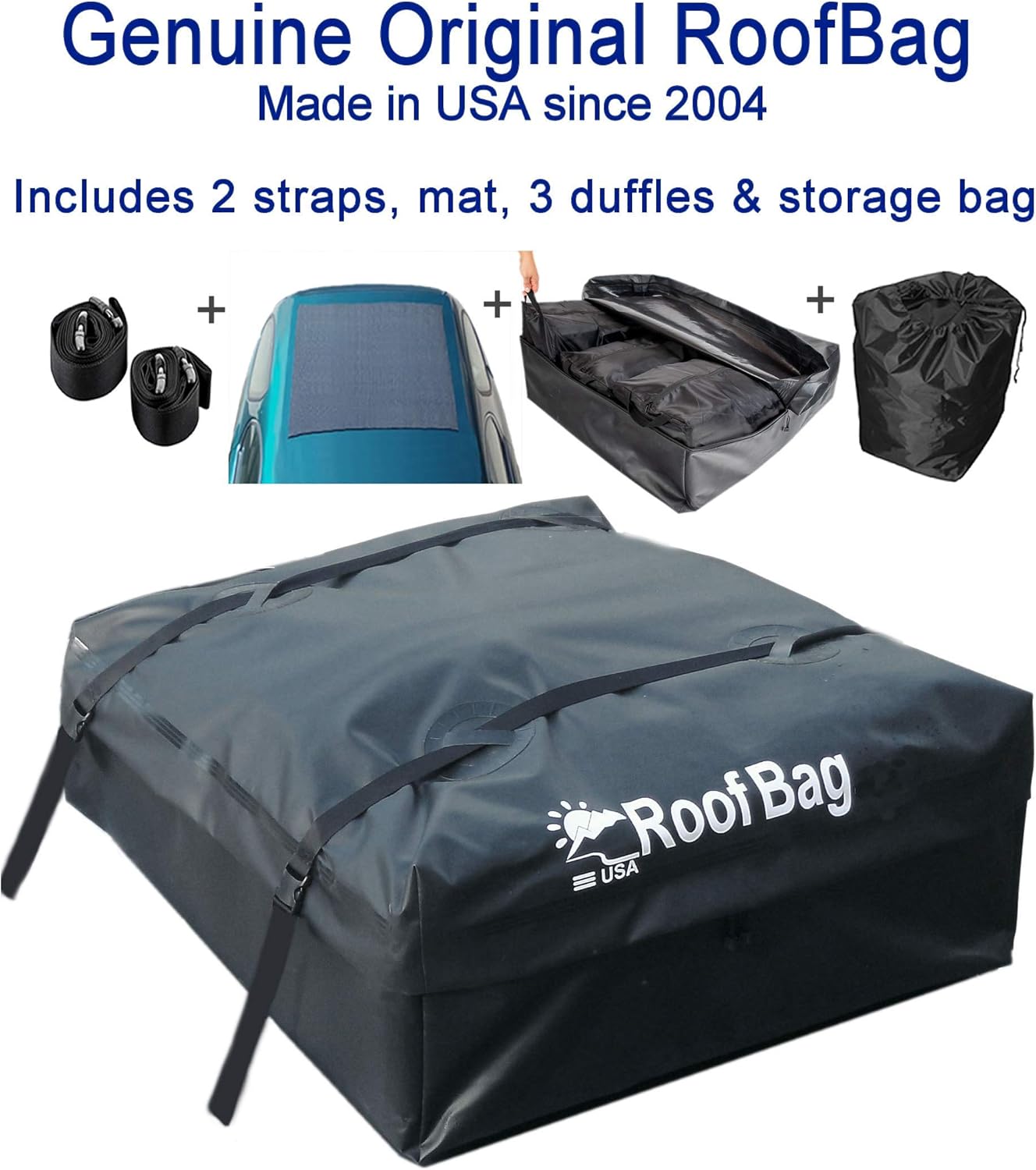 RoofBag Rooftop Cargo Carrier Made in USA 15 Cubic Feet