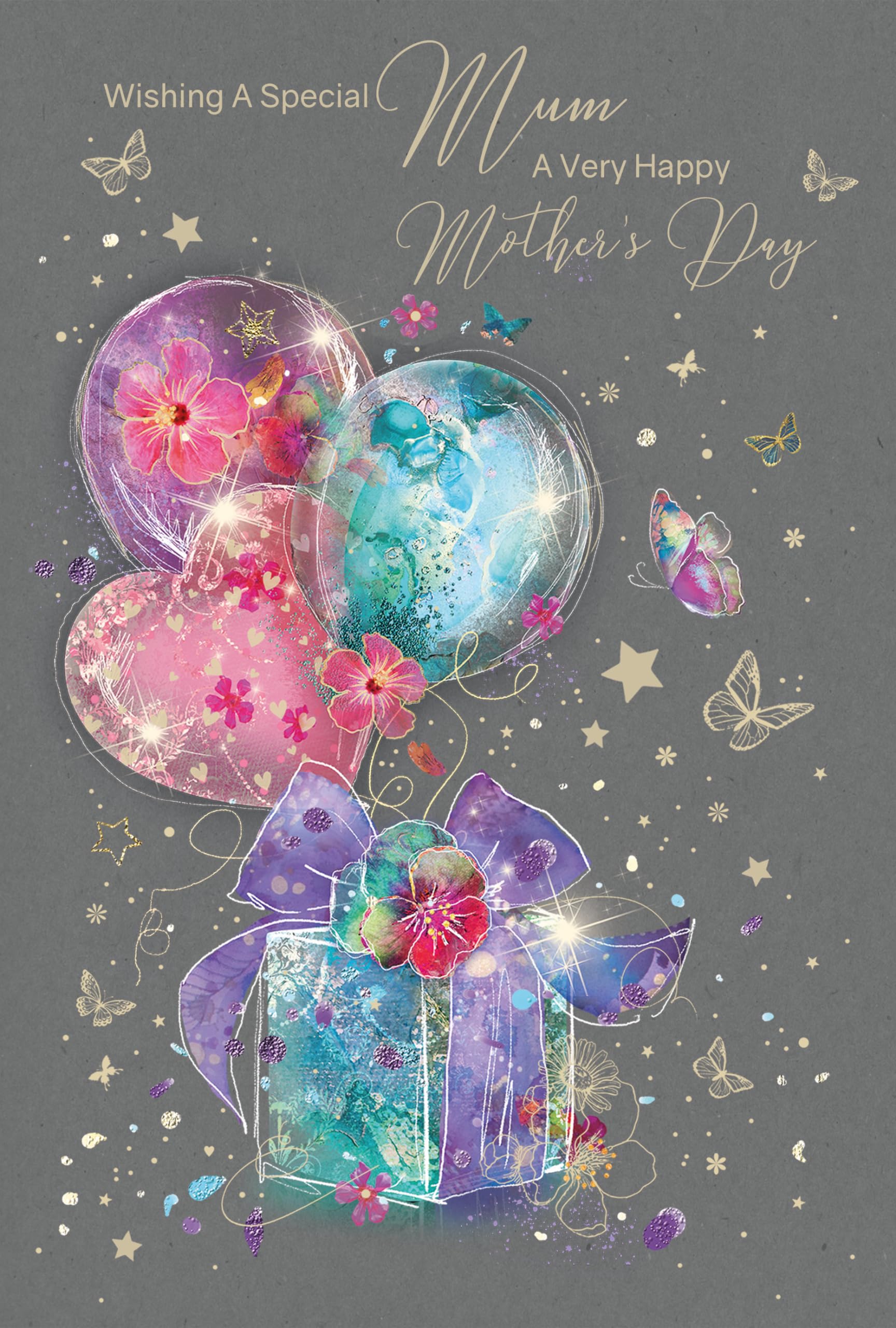 Cherry Orchard Muttertagskarte ‘Sending You Lots Of Love Mum‘ – Luxuskarte Mit Goldfolie