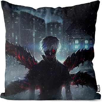 VOID Kaneki Encouter Cushion Cover Outdoor Indoor Tokyo Anime Manga Cushion Size 50 x 50 cm