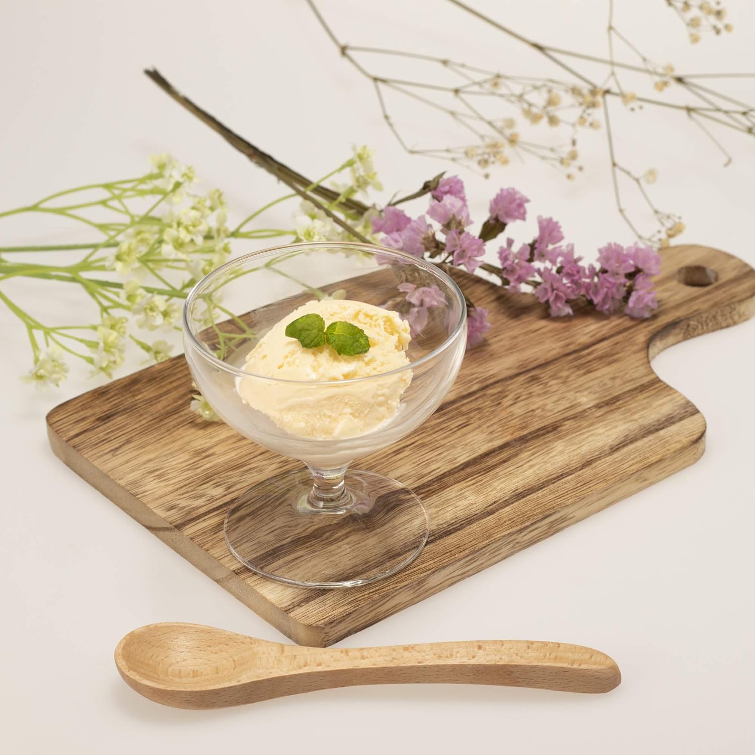 Toyo Sasaki Glass 30G67HS Ice Cream Glass, 4.7 fl oz (135 ml), Legato, Legs, Lines, Beauty, People, Sorbet, Shatter-Resistant, Made in Japan, Dishwasher Safe, Set of 6