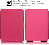 Vista 2 de REASUN Funda para Kindle Paperwhite 123, funda delgada con ranuras magnéticas para tarjetas con funda protectora de encendido y apagado automático