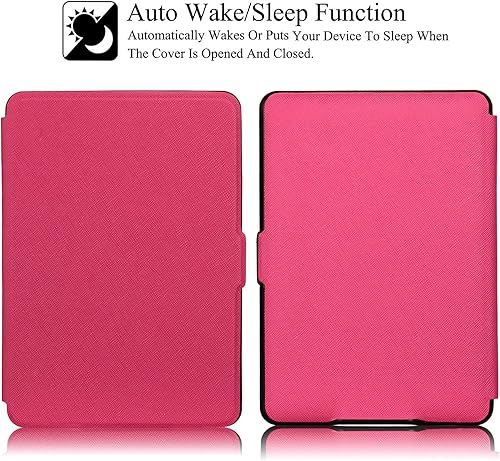 Miniatura 2 de REASUN Funda para Kindle Paperwhite 123, funda delgada con ranuras magnéticas para tarjetas con funda protectora de encendido y apagado automático