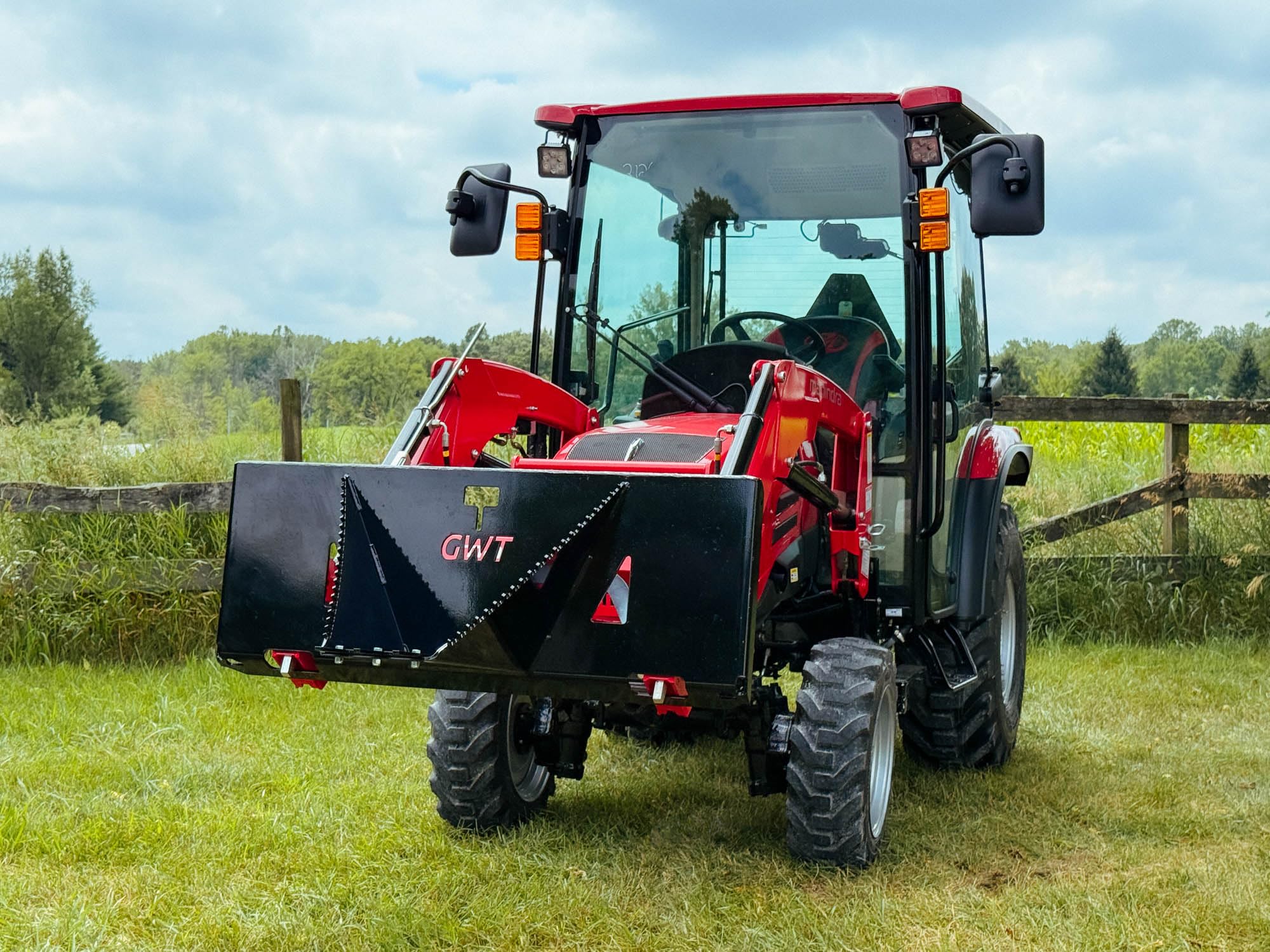 Heavy Duty Wrecker, Stump Bucket for Tractors with 32–60 Horsepower, Front Hoe Bucket (Heavy Duty Wrecker - JDQA Black)