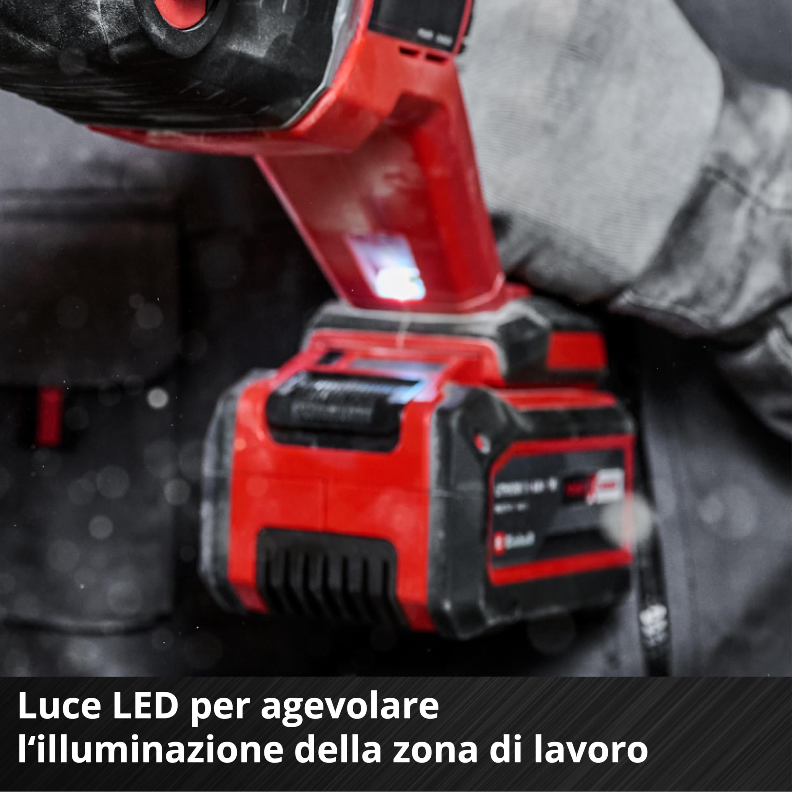 Einhell Professional tassellatore a batteria TP-HD 18/26 Li BL-Solo Power X-Change (18 V, Brushless, 2,6 J, SDS-plus, percussione pneumatica, maniglia a D, valigetta, batteria esclusa)