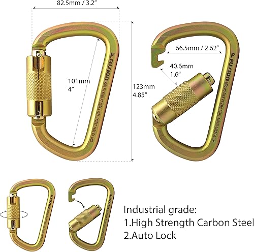 Miniatura 6 de Madaco - Arnés de seguridad industrial para construcción de techo, protección contra caídas, de cuerpo completo, absorción de golpes, kit de cordón