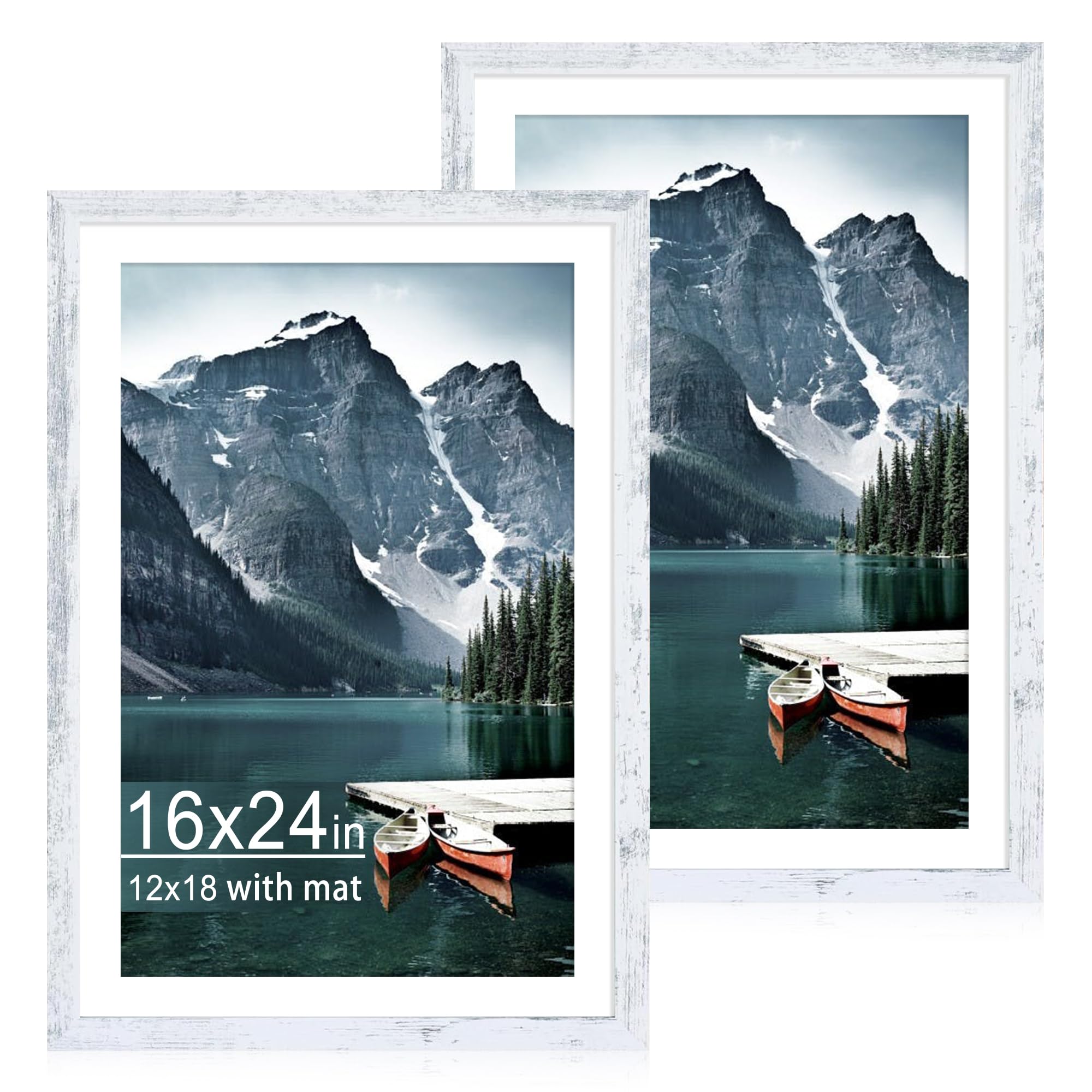 Amazon.com - iRahmen 16x24 Picture Frame Set of 2 with Plexiglass