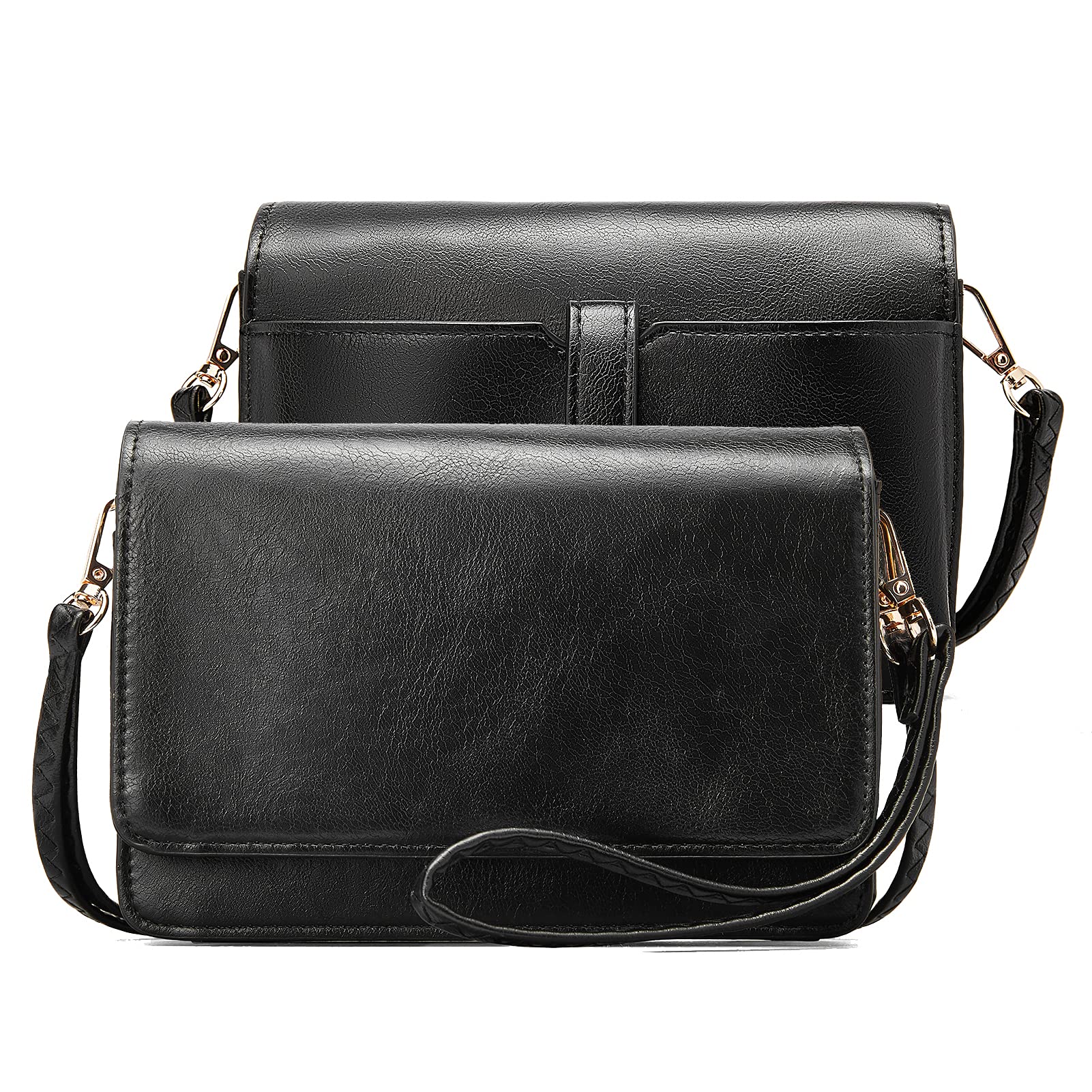 BROMEN Crossbody Bags for Women Small Cell Phone Shoulder Bag Wristlet Wallet Clutch Purse