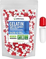 Vista 25 de XPRS Nutra Cápsulas vacías de tamaño 0 – 1000 cápsulas vacías de gelatina – Pastillas de relleno de cápsulas de bricolaje – Cápsulas de gel