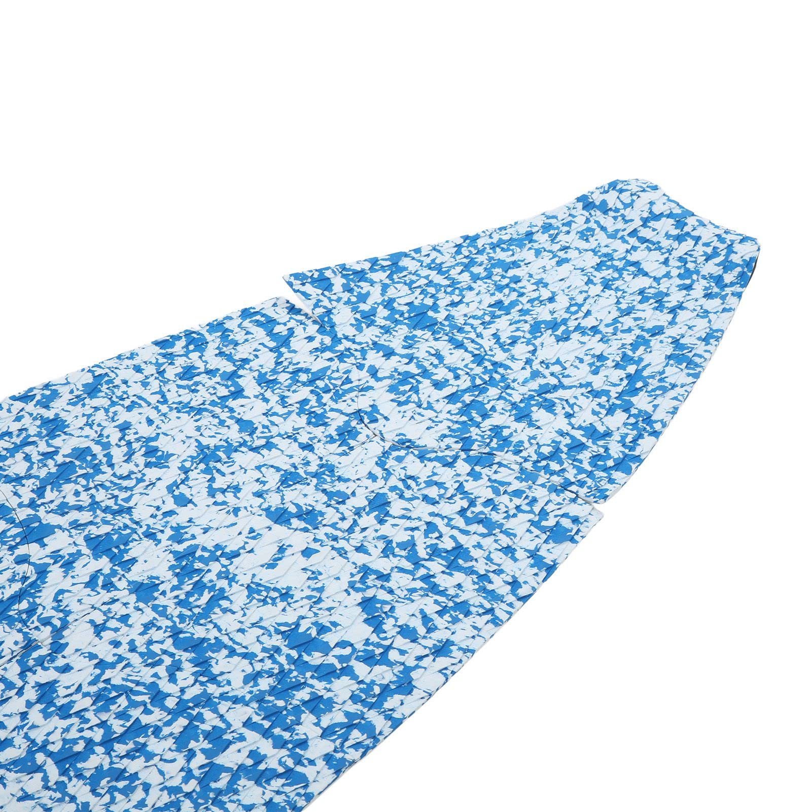 Paddle Board Traction Pad Shock Cushion Performance für Kitesurfen Rutschfestes Eva Blau und Weiß