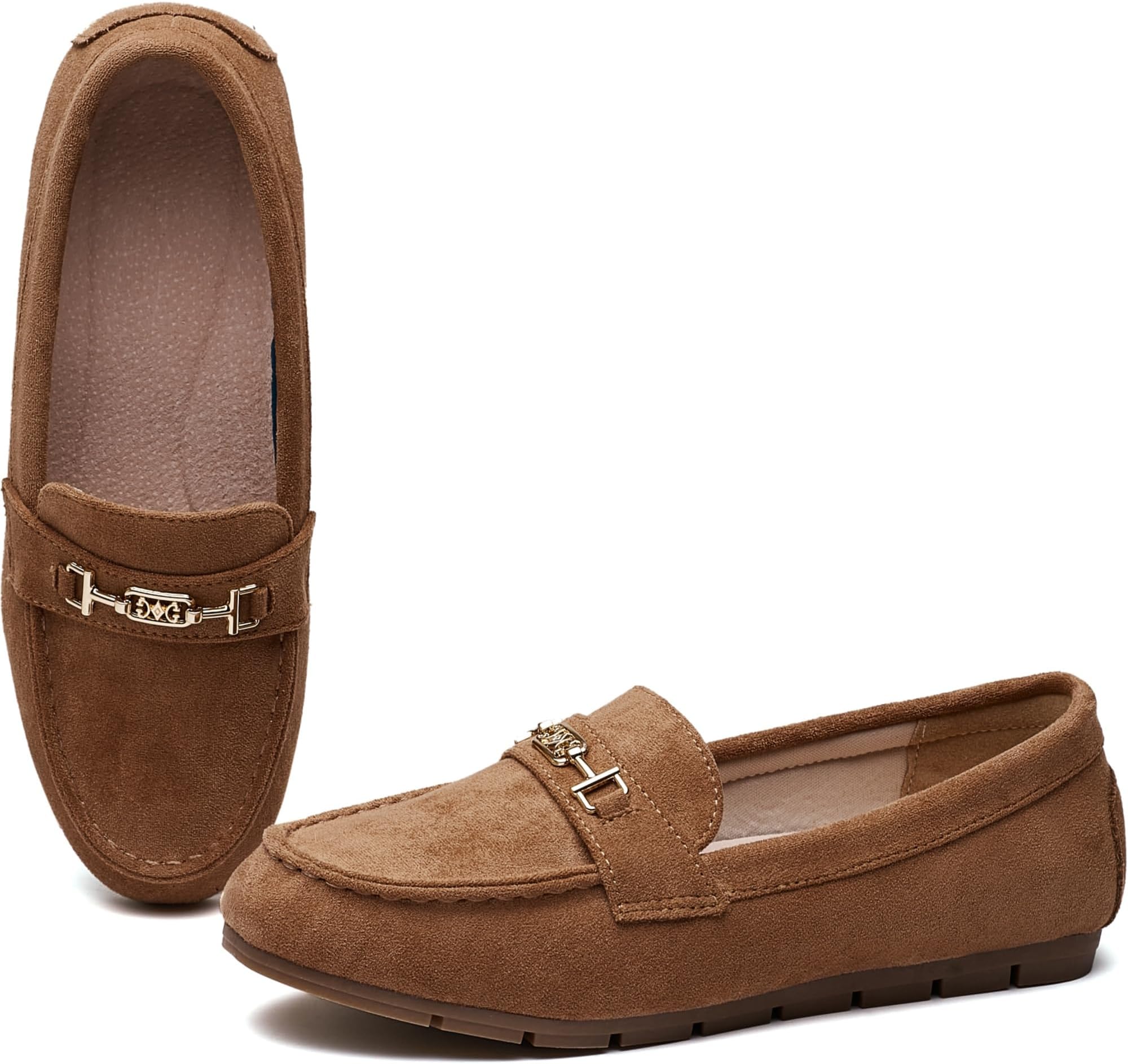 Loafers for Women Comfortable Slip On Flats with Memory Foam Insole for Daily Wearing