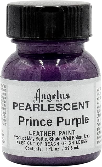 Angelus Brand Acrylic Leather Paint - Pearlescent Prince Purple