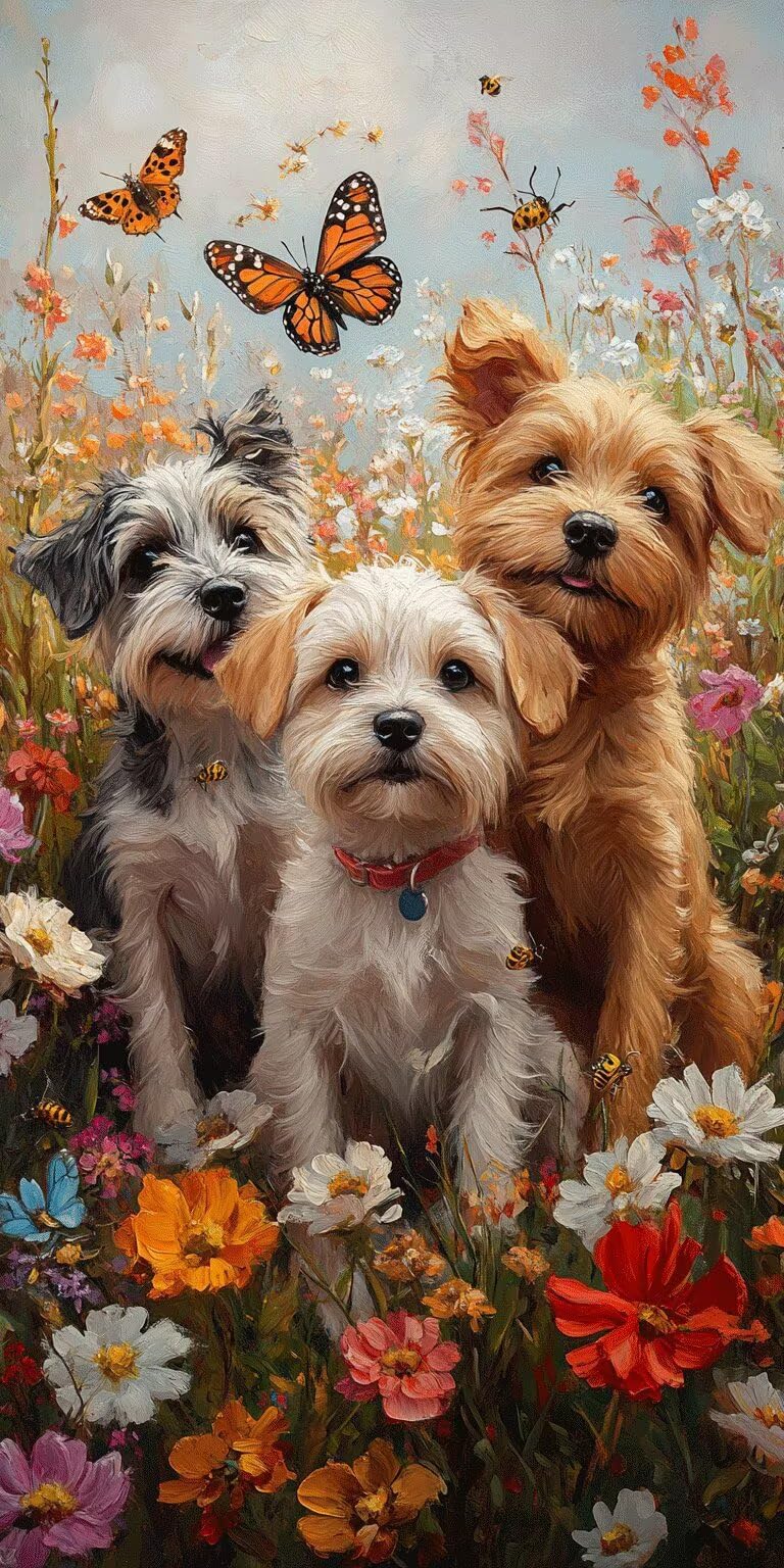 Dipingere con i Numeri Adulti Animalifiori, 60x120cm, k-63