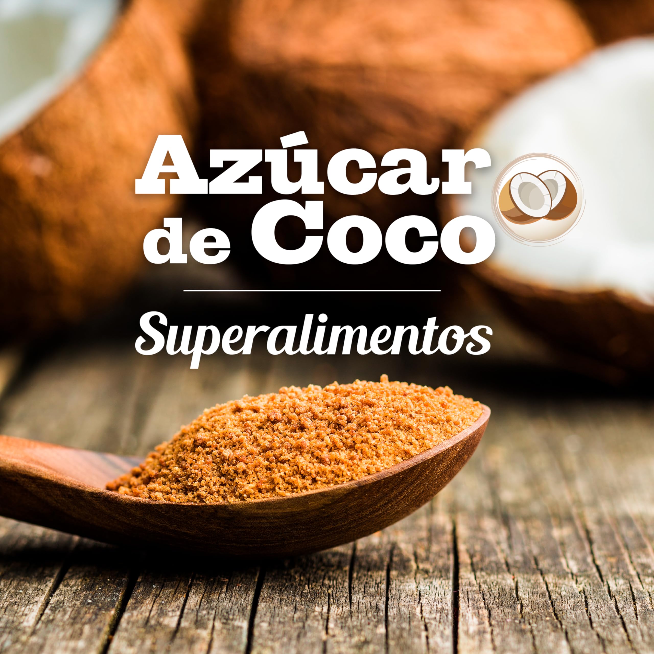 DRASANVI SUPERALIMENTO AZÚCAR DE COCO CERTIFICADO BIO - Bajo Índice Glucémico - 300g