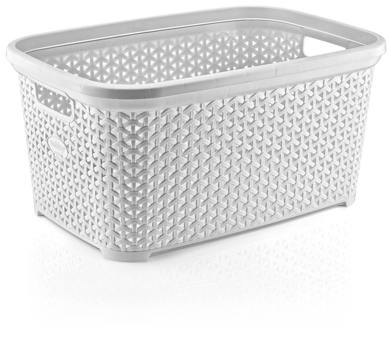 Buy S&MC Homeware Large 35 Litre Rattan Plastic Storage Basket Laundry