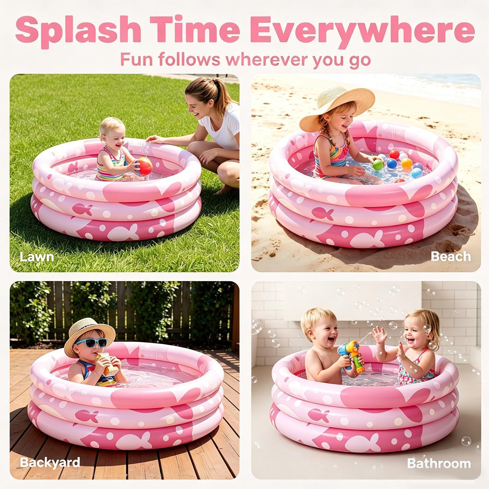 Piscina Hinchable Para Infantil Bañera de ducha infantil