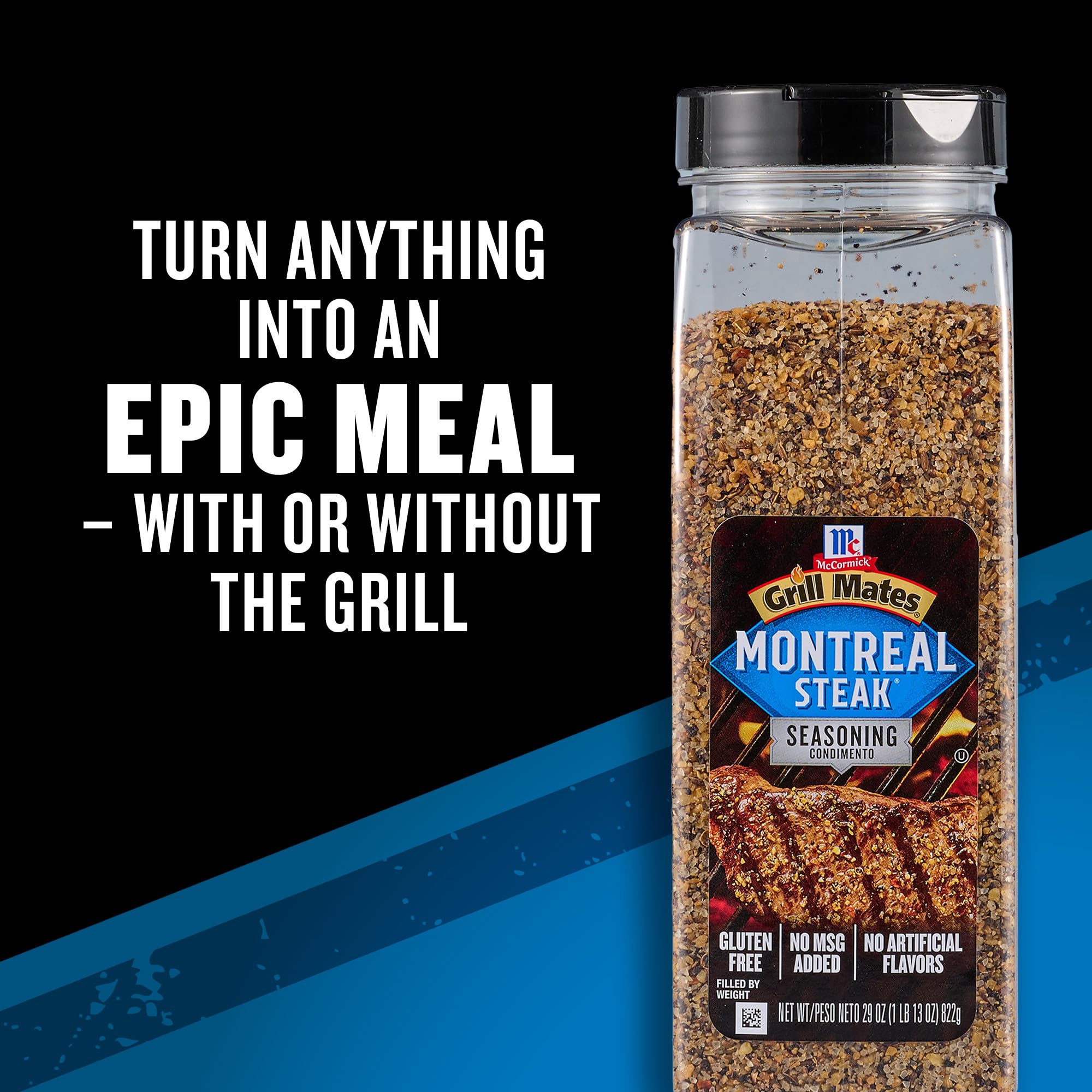 McCormick Grill Mates Montreal Steak Seasoning, 29 oz.