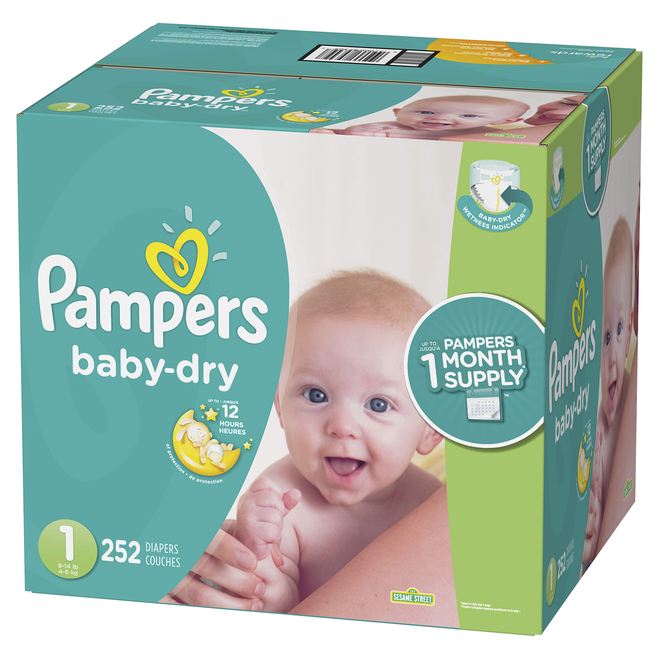 one month baby diapers