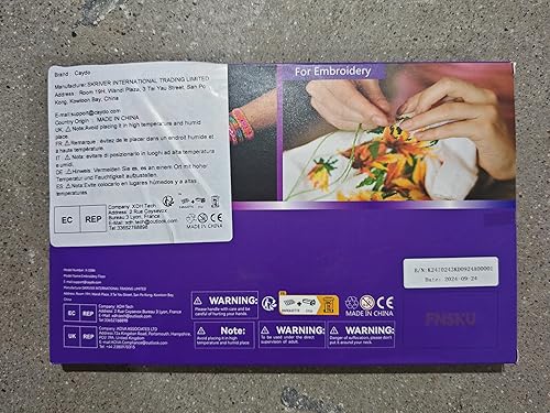 Miniatura 9 de Caydo Embroidery Floss 50 Skeins Embroidery Thread, Rainbow Color Friendship Bracelet String with 12 Pieces Floss Bobbins for Bracelet Making