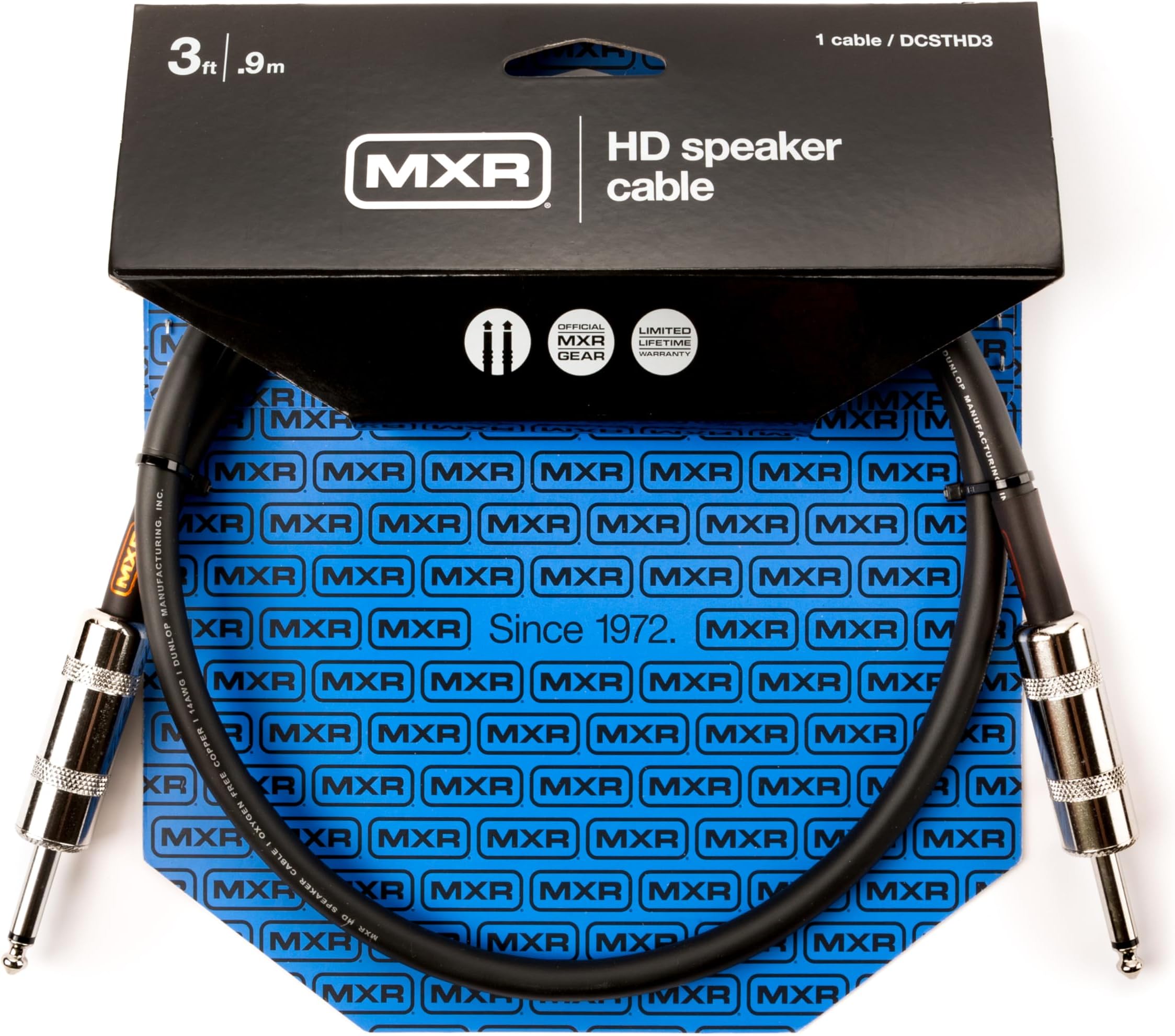 Dunlop MXR® 3 Feet/1 mtr Speaker Cable For Guitar Amps