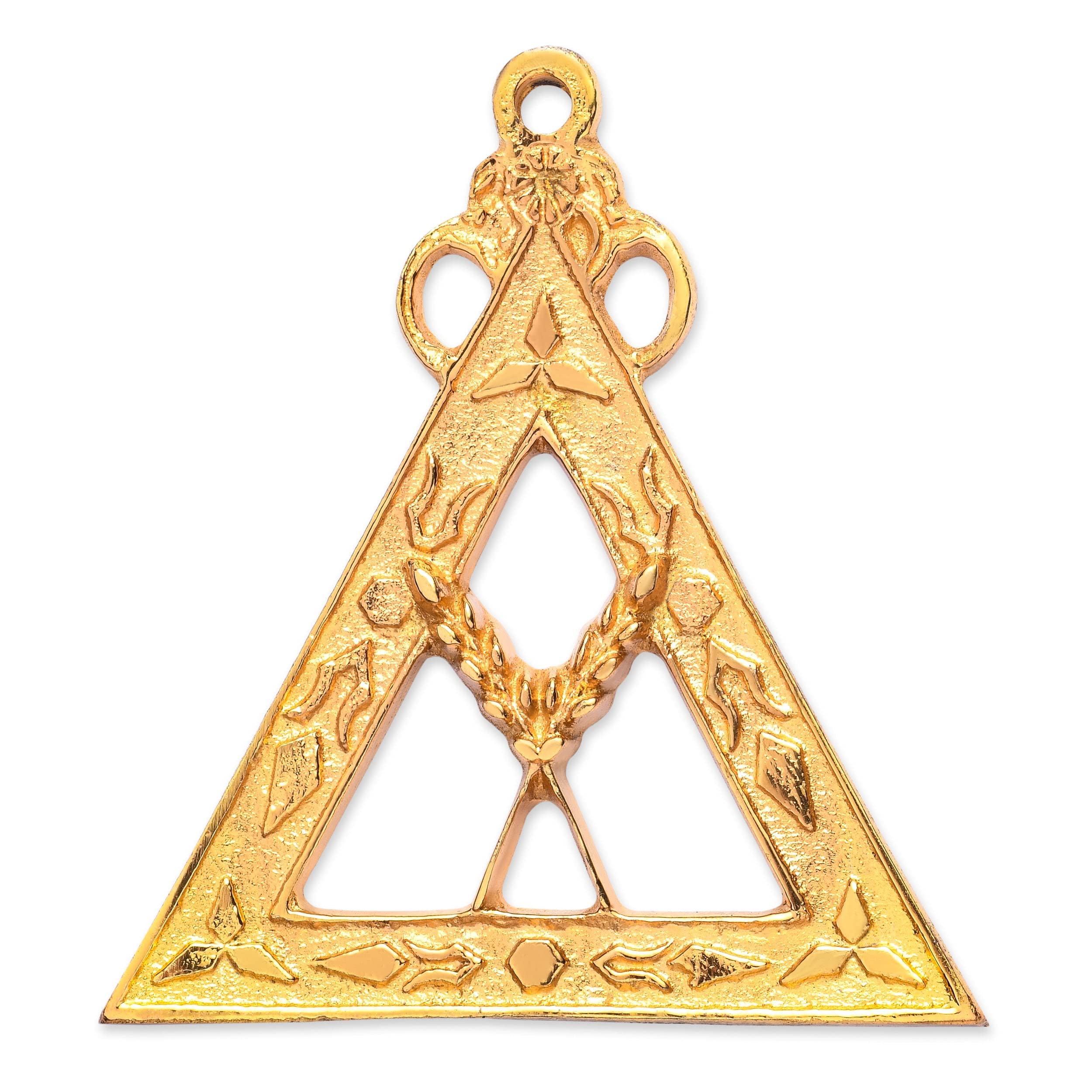 BRICKS MASONS Secretary Royal Arch Chapter Officer Collar Jewel - Gold Plated