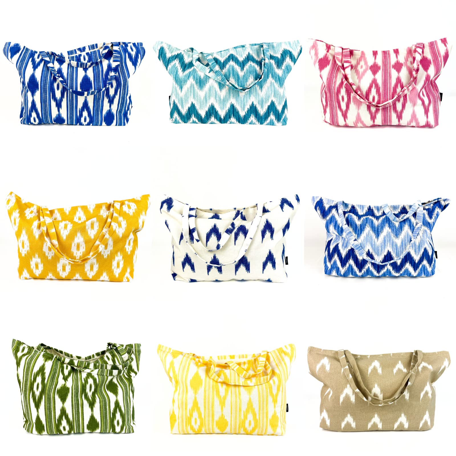 Bolsa Playa Grande XXL Familiar - Estilo Mediterráneo - Bolso Mujer para Verano y Piscina