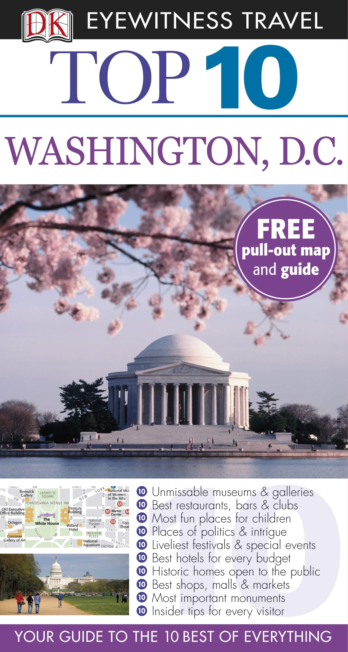 DK Eyewitness Top 10 Travel Guide: Washington DC: Eyewitness Travel Guide 2011