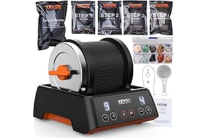 VEVOR Direct Drive Rotary Tumbler: The Ultimate Stone Polishing Kit for Enthusiasts
