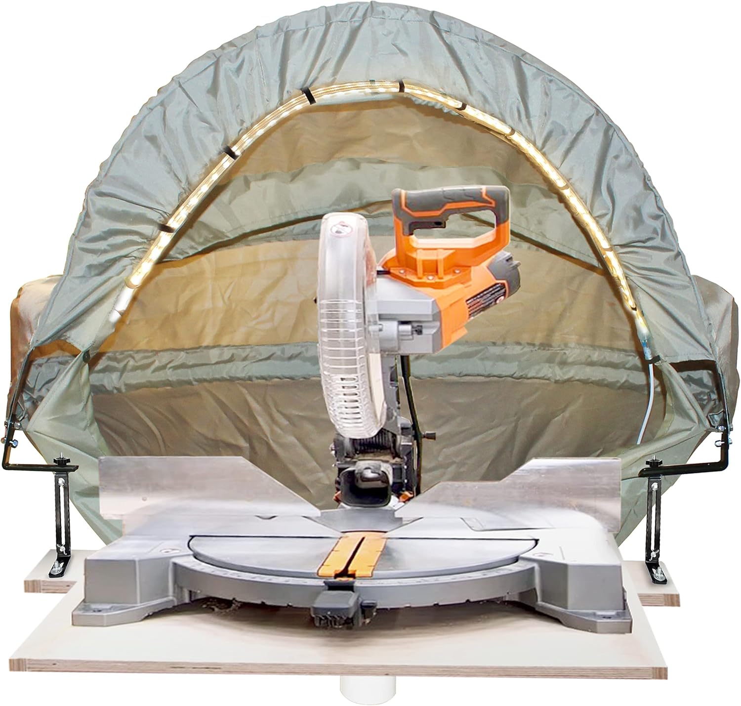 5000-L Lighted Dust Solution Compatible with all Miter Saws