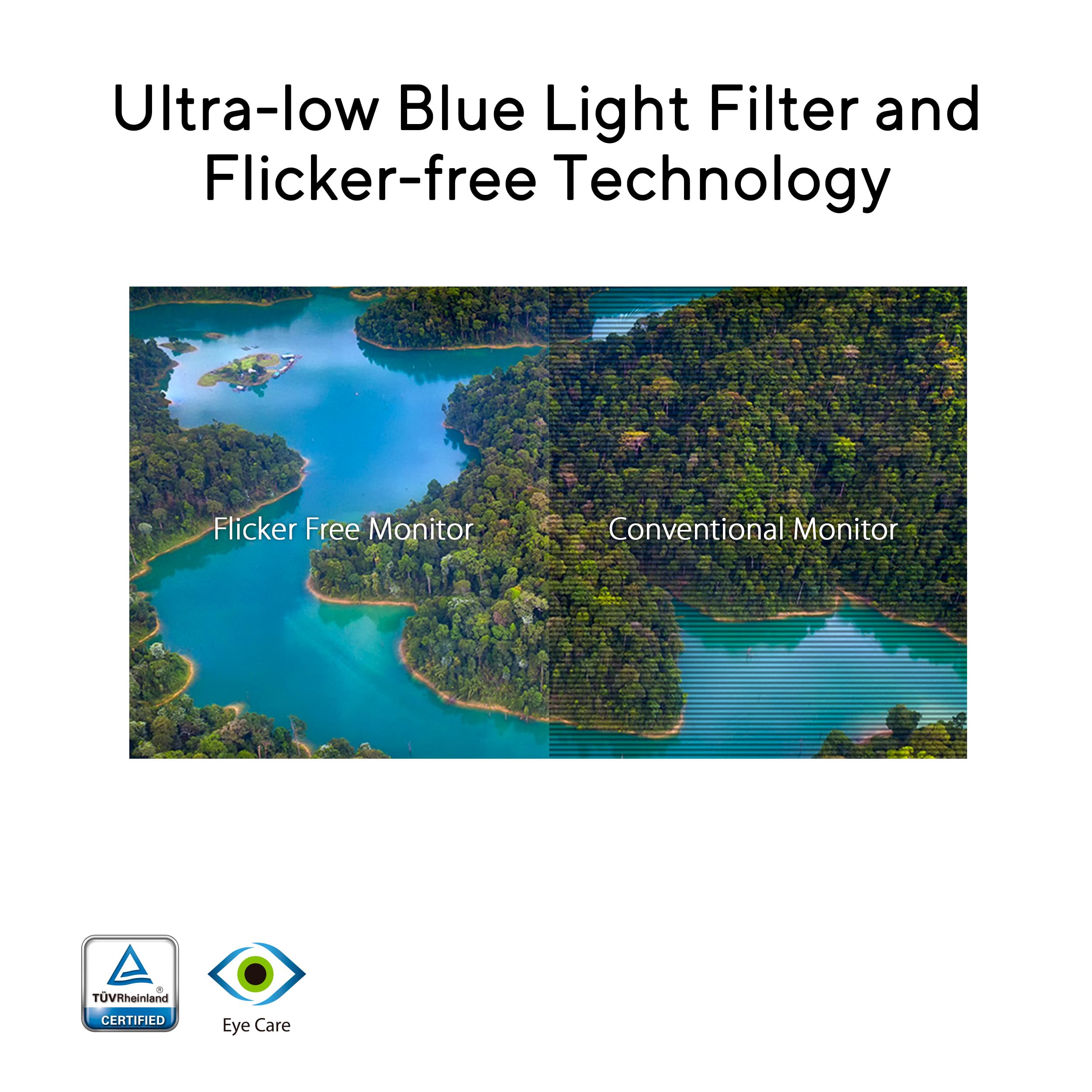 ASUS Eye Care VZ279HG-W - 27 Zoll Full HD Monitor - Schlankes Design, Rahmenlos, Blaulichtfilter, Adaptive Sync - 120 Hz, 1ms MPRT, Vesa 75x75, 16:9 IPS Panel, 1920x1080 - HDMI, VGA, Weiß - 5