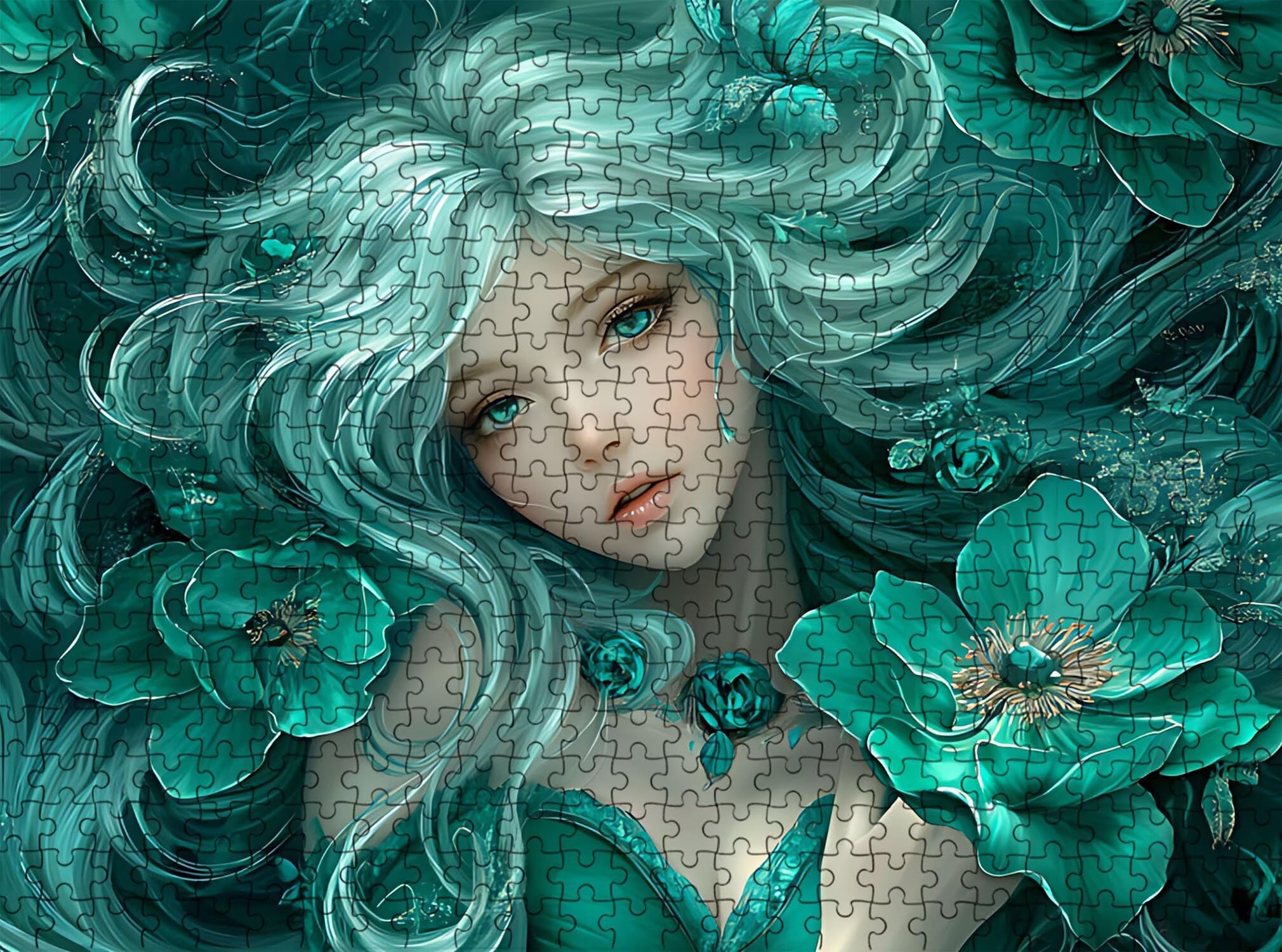 Puzzle 6000 Pezzi Classici, Puzzle Bellezza sogno 179 x 105 cm, Gioco Educativo e Antistress in Legno con Poster Incluso, Ttività DIY per Famiglia, Regalo per Appassionati, Decor Parete Casa, f0-738