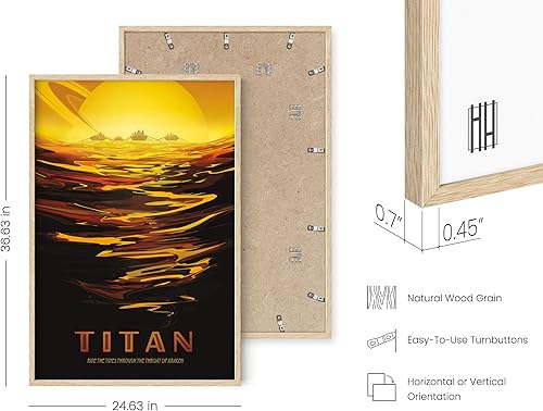 Miniatura 3 de HAUS AND HUES Pósteres espaciales vintage  Pósteres espaciales retro de ciencia ficción de la NASA para paredes, póster de la NASA JPL póster de