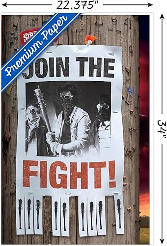 Vista 3 de Trends International Netflix Stranger Things: Season 2-The Fight Wall Poster, 22.375 x 34 pulgadas, versión premium sin marco