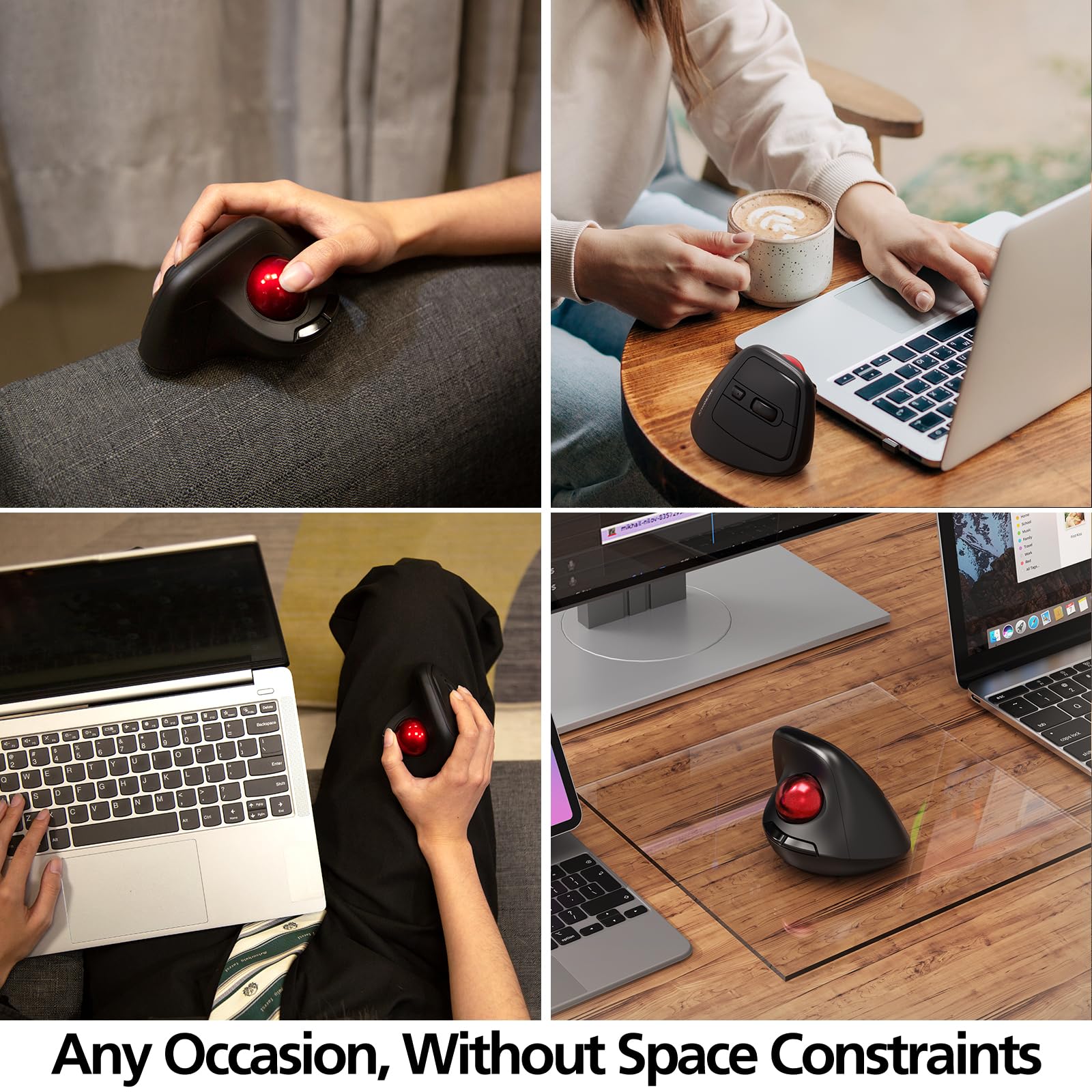 Amazon.com: MicroPack Ergonomic Wireless Mouse with Trackball and