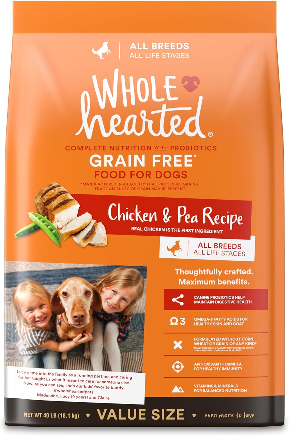 Grain Free Chicken Pea Recipe Dog Food, 40 lbs Vietnam Ubuy